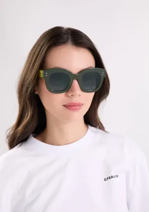 عینک آفتابی دی فرانکلین مدل D.franklin Holly Green / Gradient Green