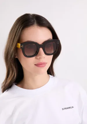 عینک آفتابی دی فرانکلین مدل D.franklin Holly Tort / Gradient Brown