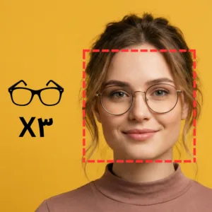پکیج تست عینک طبی برای صورت مربعی (۳ عددی)