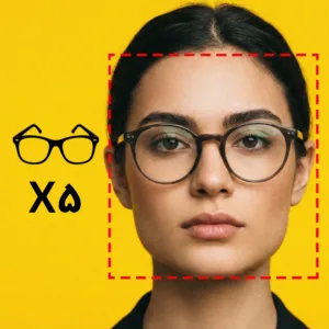 پکیج تست عینک طبی برای صورت مربعی (۵ عددی)