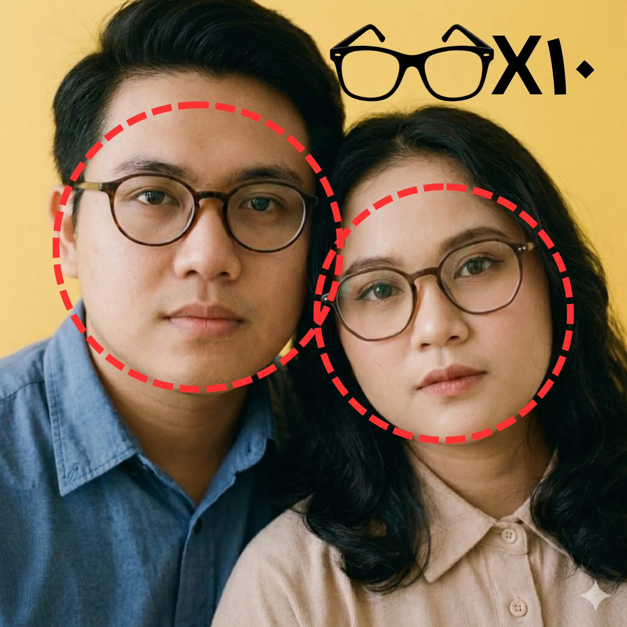 12 پکیج تست عینک طبی برای صورت گرد (۱۰ عددی) - Image 1