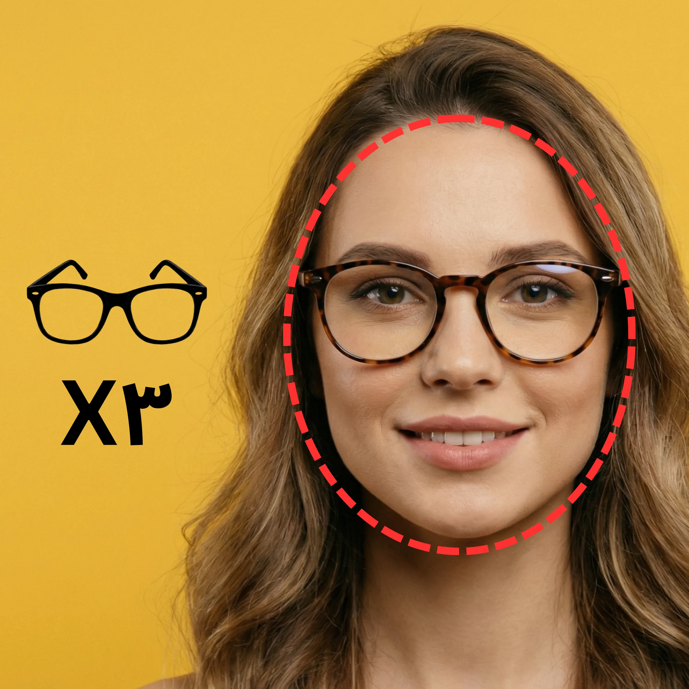 3 پکیج تست عینک طبی برای صورت بیضی (۳ عددی) - Image 1