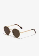 عینک آفتابی دی فرانکلین مدل D.franklin Round Legacy Gold / Dark Brown - Image 4