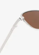 عینک آفتابی دی فرانکلین مدل D.franklin Square Legacy Silver / Brown - Image 7