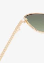 عینک آفتابی دی فرانکلین مدل D.franklin Square Legacy Gold / Gradient Green - Image 6