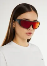 عینک آفتابی دی فرانکلین مدل D.franklin Nell Matt Black / Red Revo - Image 2