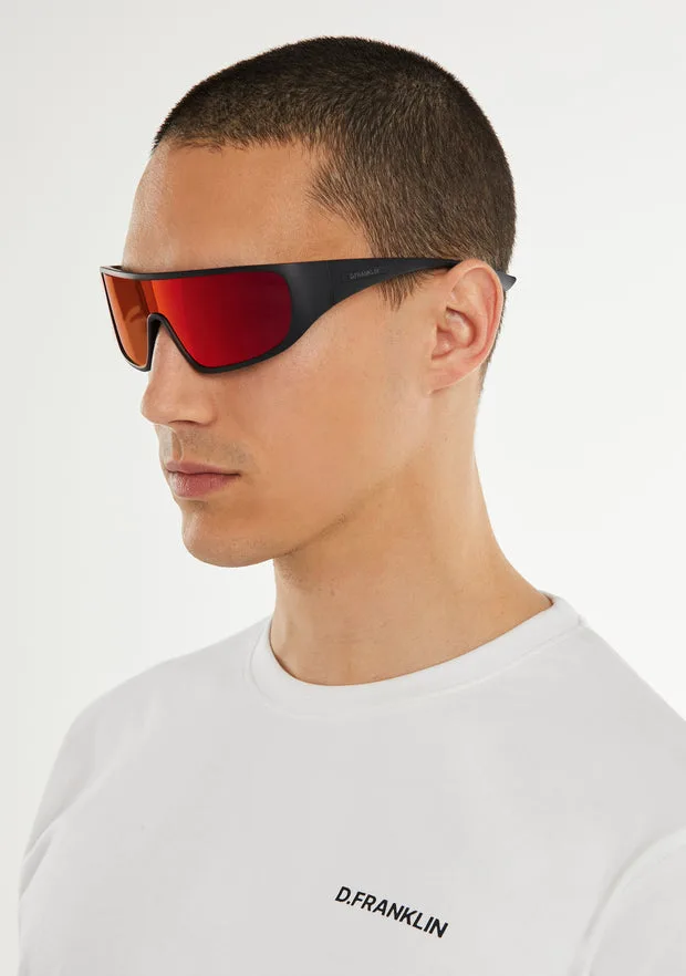DFSU909001-RED-90 عینک آفتابی دی فرانکلین مدل D.franklin Nell Matt Black / Red Revo - Image 1