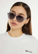 عینک آفتابی دی فرانکلین مدل D.franklin America Round Crystal Blue / Grad Blue - Image 2