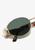 عینک آفتابی دی فرانکلین مدل D.franklin Cuprum Round Gold / G15 - Image 5