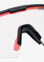 عینک آفتابی دی فرانکلین مدل D.franklin Thunder Fifty Low Matte Black / Photochromic Mirror Red - Image 11