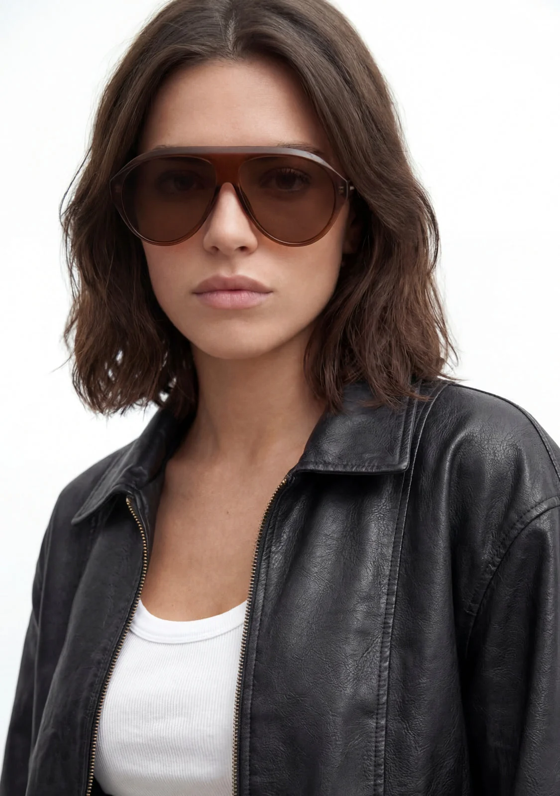 عینک آفتابی دی فرانکلین مدل D.franklin Icon Crystal Brown / Brown